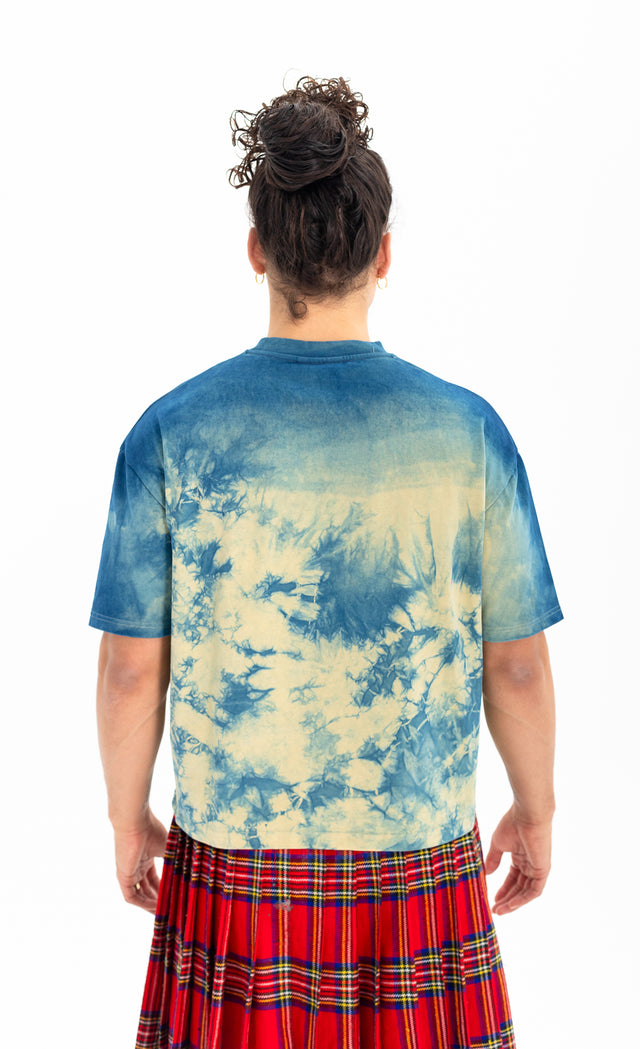 Marble Tee Blue