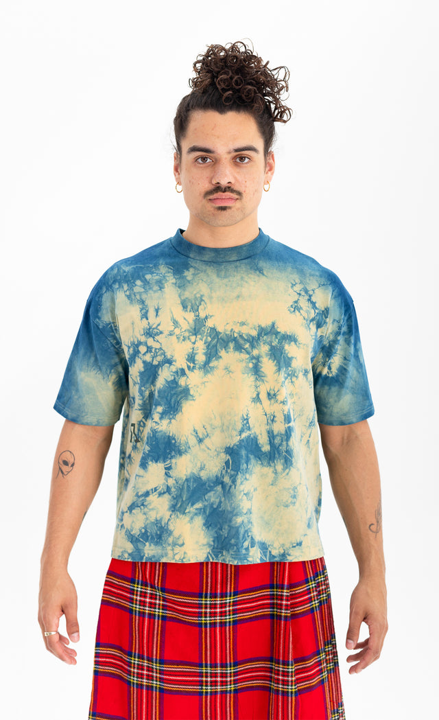 Marble Tee Blue