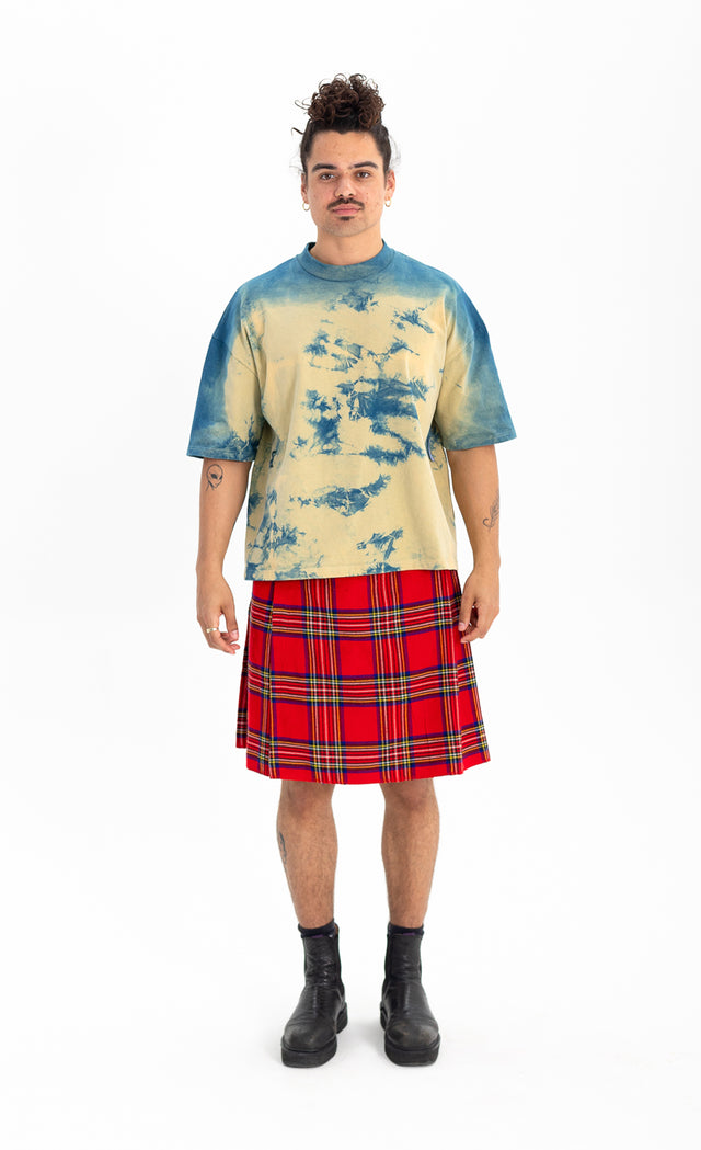 Marble Tee Blue