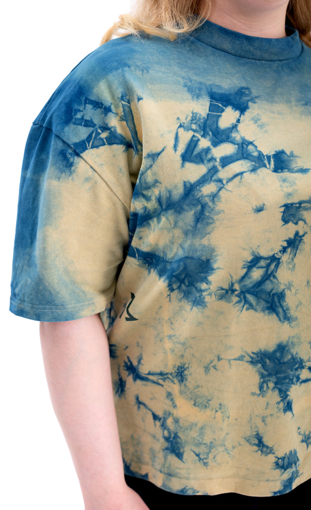 Marble Tee Blue