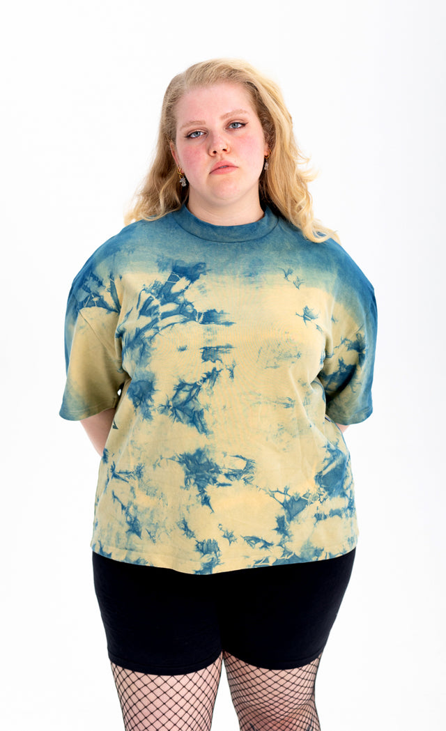 Marble Tee Blue