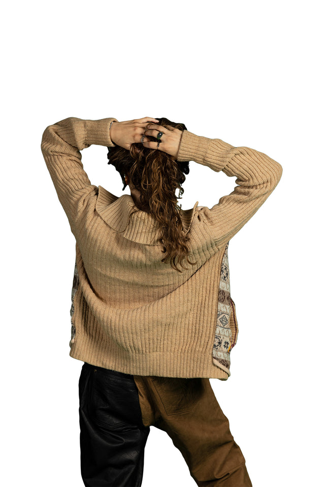 Sweater Beige Knit