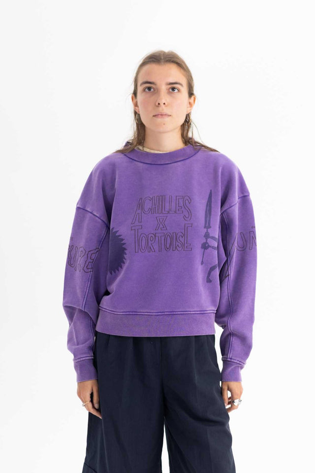 Achilles Crewneck Purple