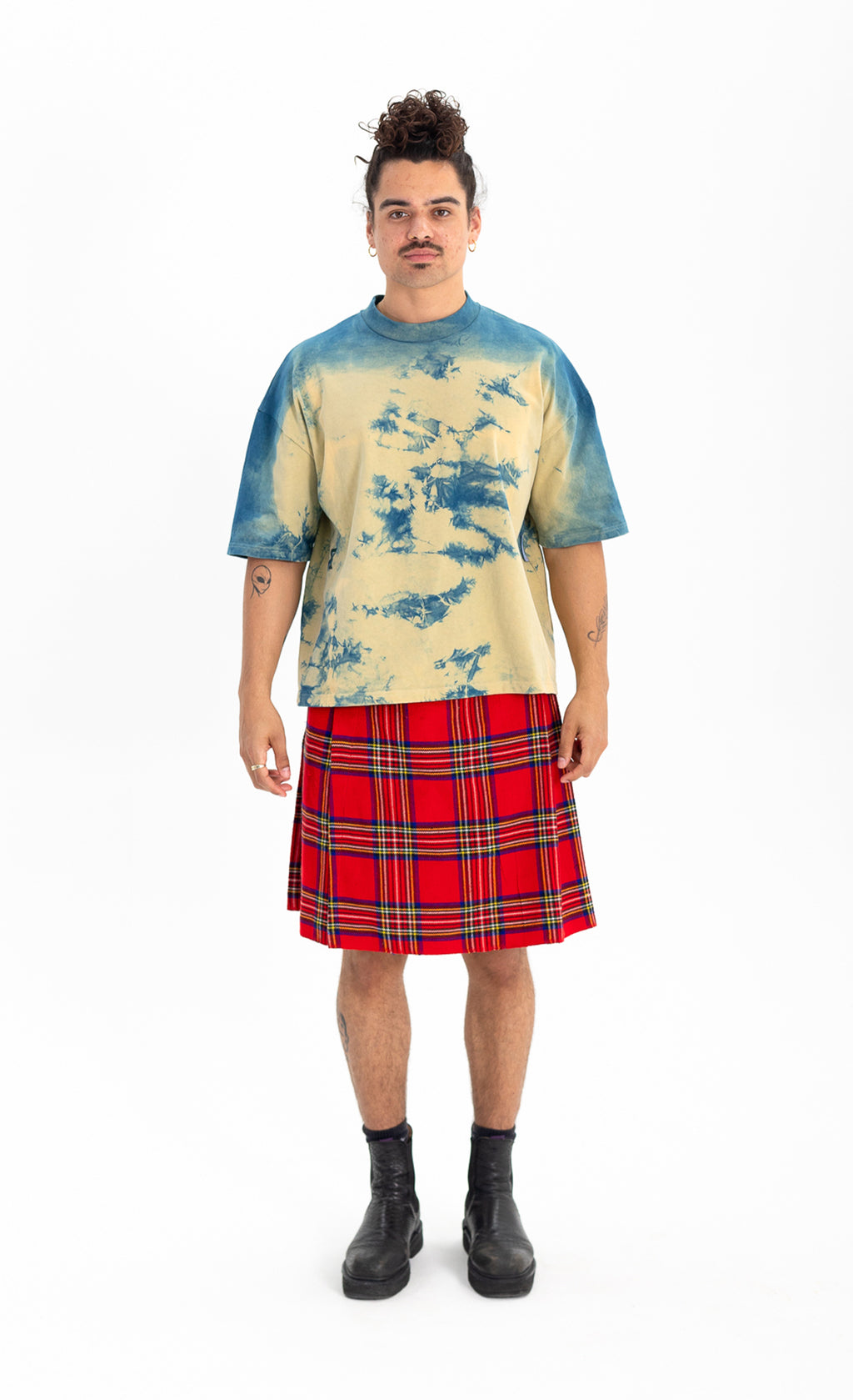 Marble Tee Blue