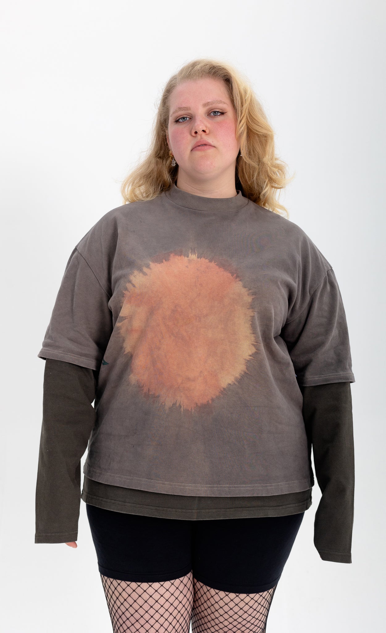 Rising Sun Tee Anthracite Amber