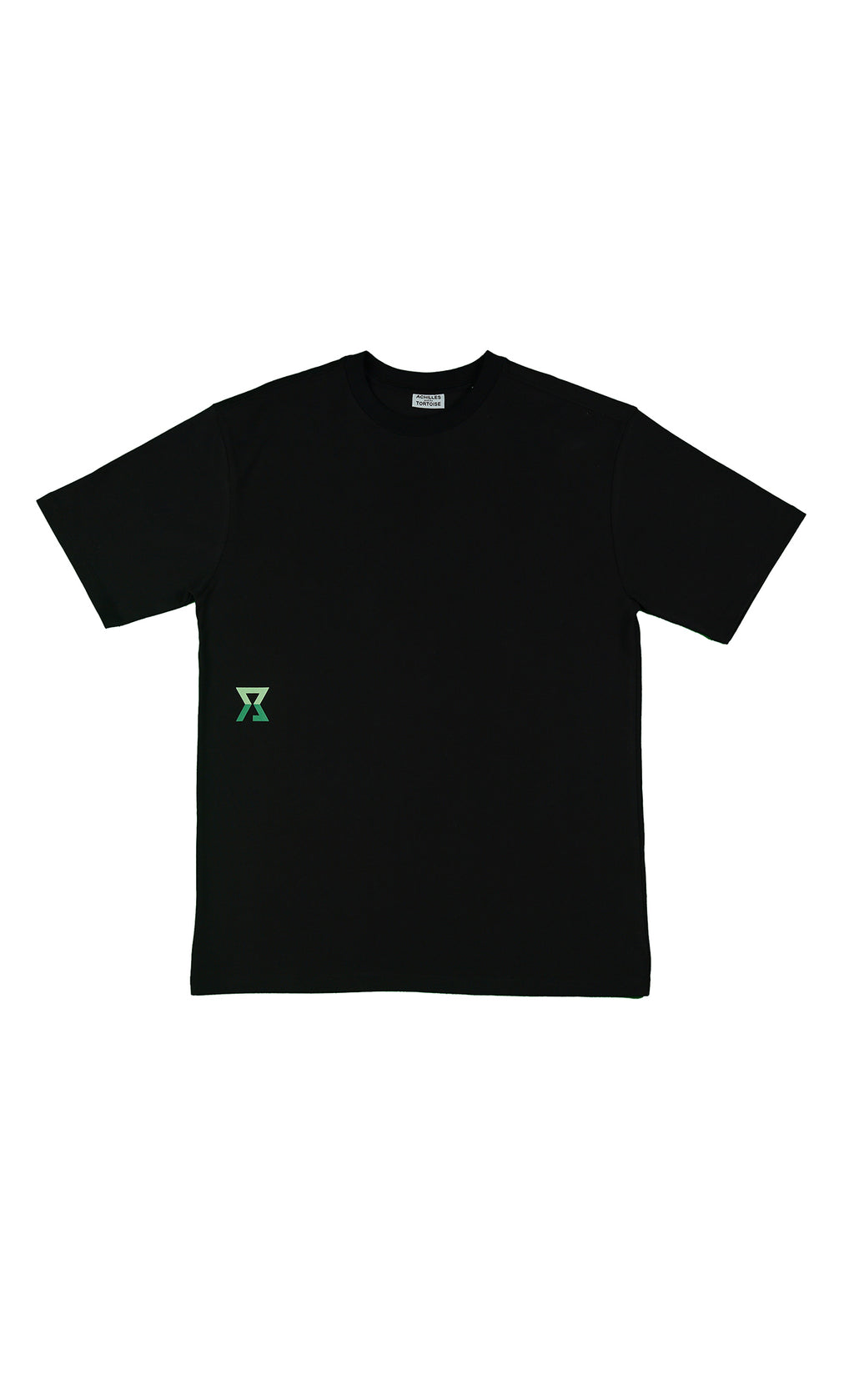 Amur Leopard Tee in black — GOTS certified 270 GSM organic cotton by Achilles and the Tortoise