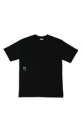 Amur Leopard Tee in black — GOTS certified 270 GSM organic cotton by Achilles and the Tortoise