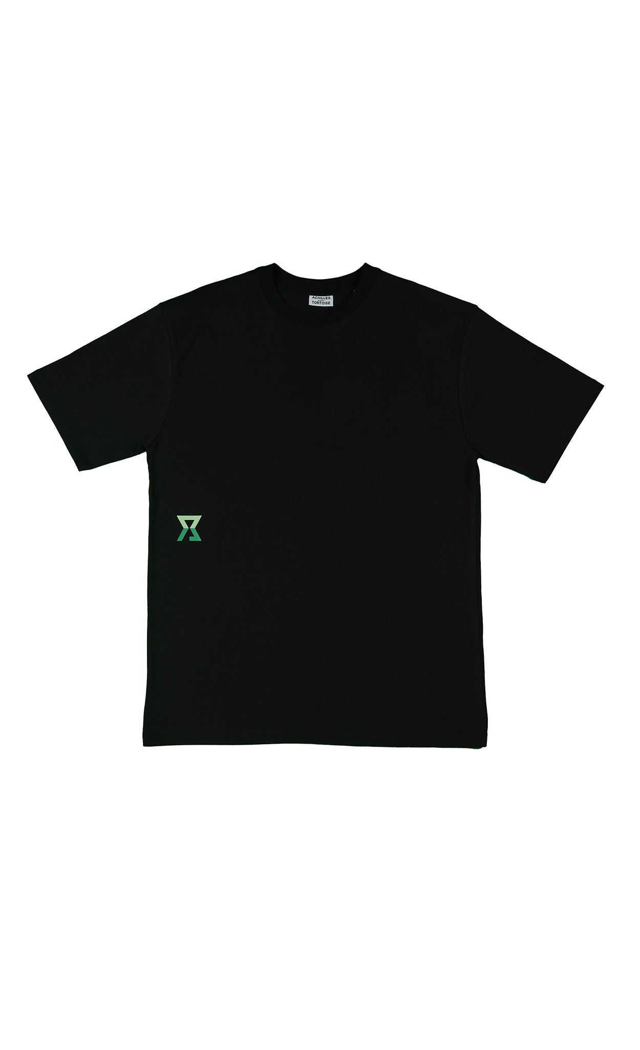Amur Leopard Tee in black — GOTS certified 270 GSM organic cotton by Achilles and the Tortoise