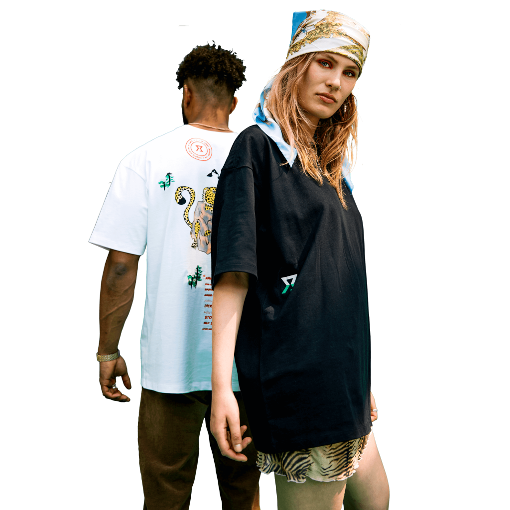 Amur Leopard Tee White